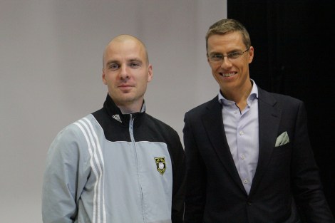 Rehtori ja ministeri.