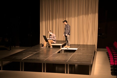 Auditorioon rakenenttu uusi studionäyttämö mahdollistaa pienemmän ja intiimimmän ilmaisun. KAtsojapaikkoja on noin 60. Kuva: Antti Pentikäinen.