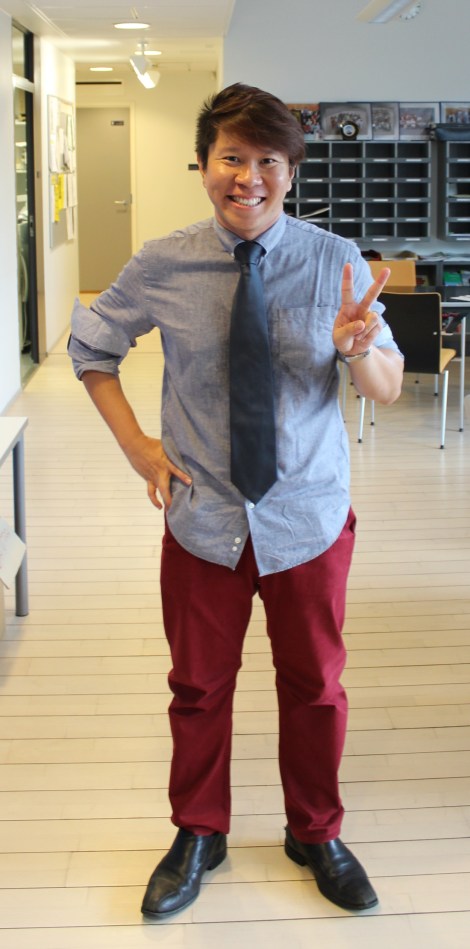 Vierailijaryhmää vetänyt John Yeo on kokenut opettaja ja opettajien kouluttaja: Kuva: Lauri Kuusisto.