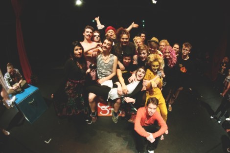 Näyttelijäkaartia. Kuva: Lari Koponen.