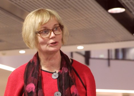 Tuhannet opiskelijat muistavat Maijan innostavana ja kannustavana opettajana. Kuva: Heli Toivonen.