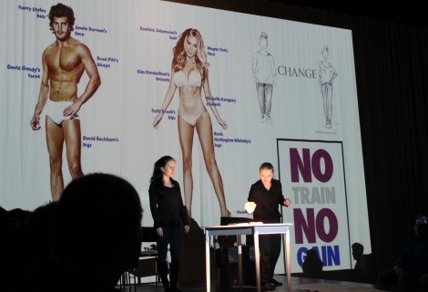 Iidan ja Katariina esityksessä hyödynnettiin myös projisointeja. Kuva: Antti Pentikäinen-