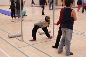 Temppupaja sai suuren suosion peruskoululaisten keskuudessa. Kuva: Heli Toivonen.