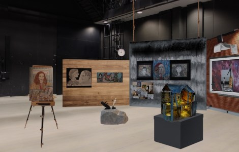 Maria Stulenkova Exhibition layout illustration